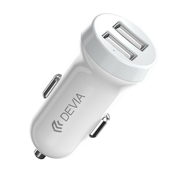 DEVIA SMART SERIES autós töltő 2 USB aljzat (15W) FEHÉR DEVIA SMART SERIES autós töltő 2 USB aljzat (15W) FEHÉR