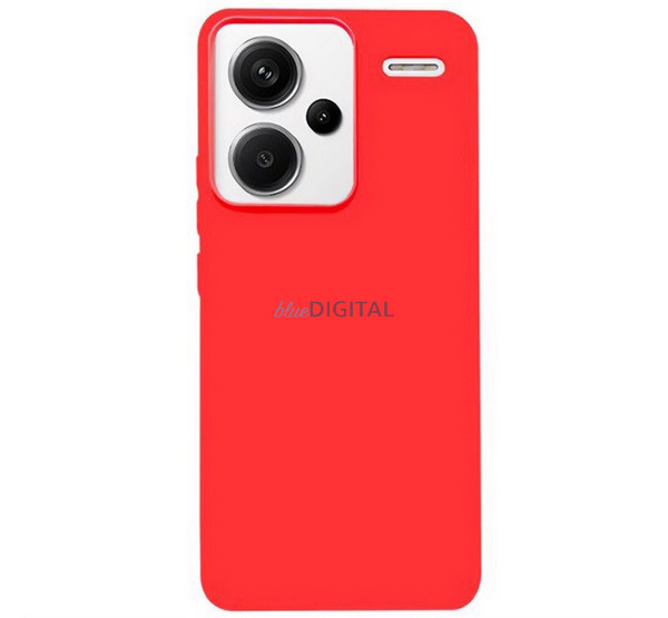 Szilikon telefonvédő (matt) PIROS Xiaomi Redmi Note 13 Pro Plus 5G