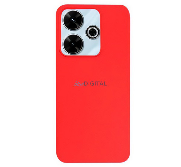 Szilikon telefonvédő (matt) PIROS Xiaomi Redmi 13 4G