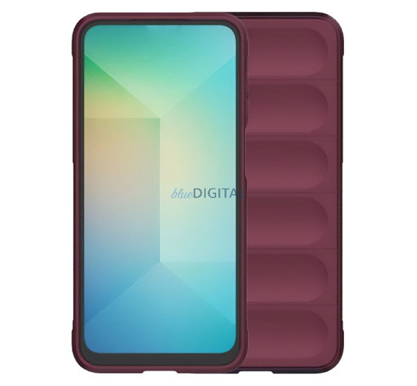Szilikon telefonvédő (ütésállóság, kameravédő, 3D) BORDÓ Xiaomi 15