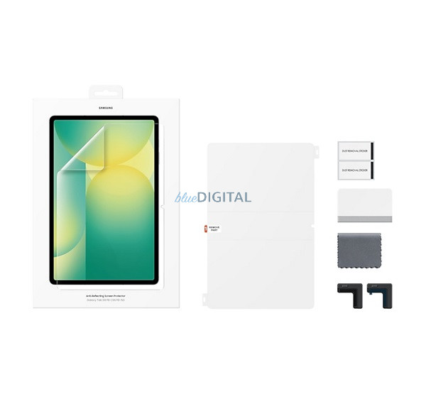 SAMSUNG képernyővédő fólia (tükröződésmentes, törlőkendő + segédkeret) ÁTLÁTSZÓ Samsung Galaxy Tab S10 FE Plus WIFI (SM-X626), Galaxy Tab S10 FE Plus LTE (SM-X620) SAMSUNG képernyővédő fólia (tükröződésmentes, törlőkendő + segédkeret) ÁTLÁTSZÓ Samsung Galaxy Tab S10 FE Plus WIFI (SM-X626), Galaxy Tab S10 FE Plus LTE (SM-X620)