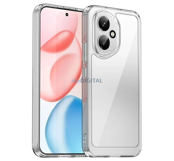 Szilikon telefonvédő (ütésállóság, átlátszó hátlap) ÁTLÁTSZÓ Honor 400