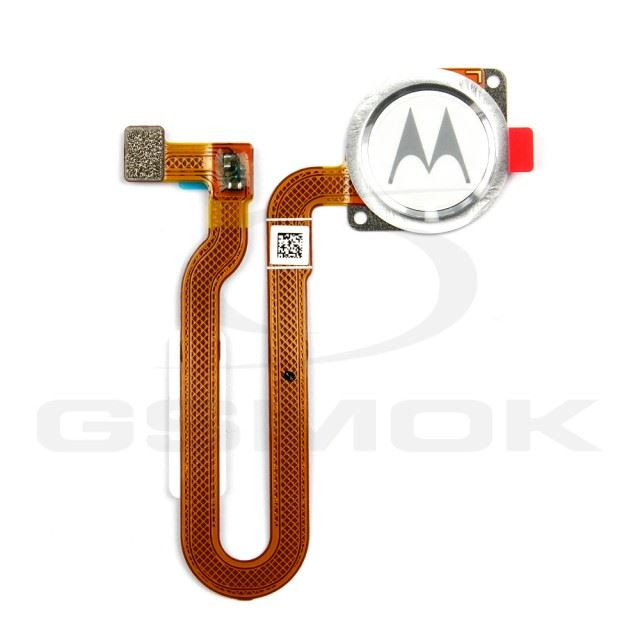 Ujjlenyomat modul érzékelővel Motorola Moto One Action fehér Sc98C50296 Sc98C50297 [Eredeti]