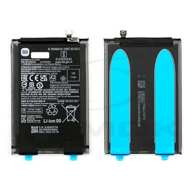 Akkumulátor Xiaomi Poco C40 [Bn66/46020000B8Lm/46020000B71Y] 6000mAh (gyári)