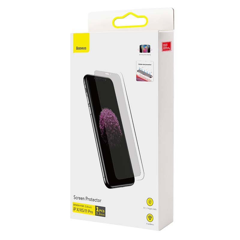 Baseus 0,3 mm tvrdené sklo na displej (1ks balenie) pre iPhone X/XS/11 pro 5,8 palca