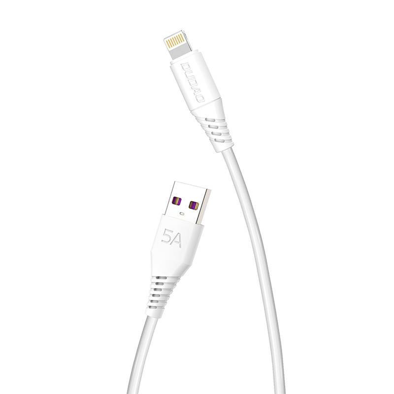 USB kábel Lightning Dudao L2L 5A, 2m (fehér)