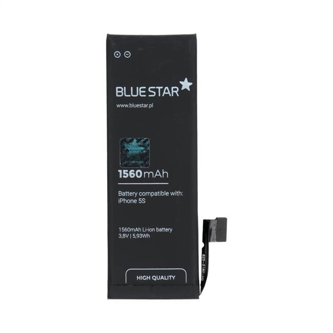 Akkumulátor iPhone 5S 1560 mAh Polymer Blue Star HQ