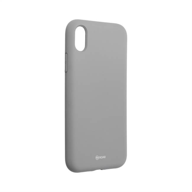 Roar Colorful Jelly Case - iPhone XR šedý