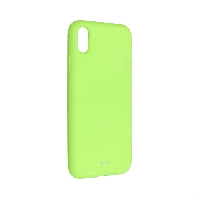 Roar Colorful Jelly Case - iPhone XR žlutý limetkový