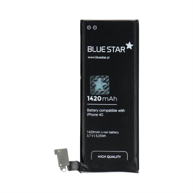 Akkumulátor iPhone 4 1420 mAh Polymer Blue Star HQ