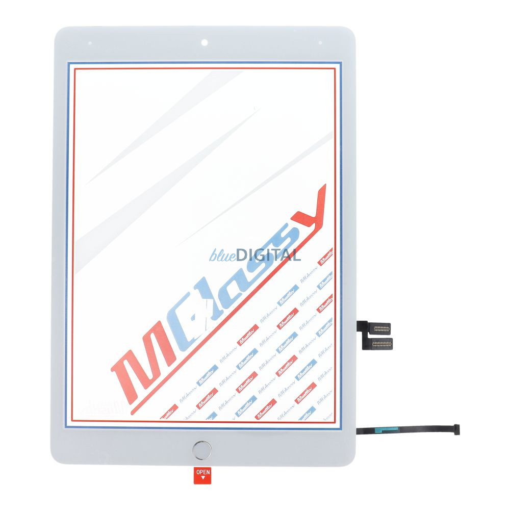 MUSTTBY érintőképernyő + ragasztócsík + Home gomb iPad 9 - fehér - ALKATRÉSZ!