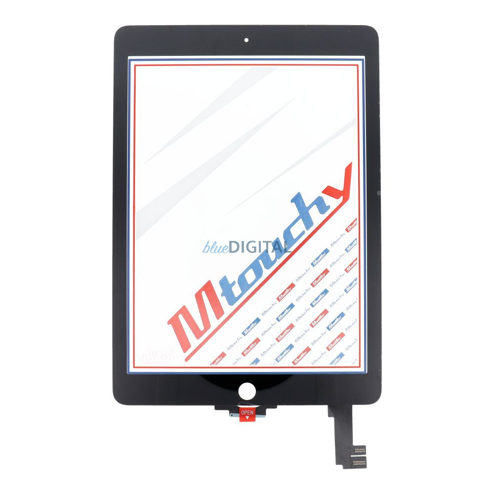 MUSTTBY érintőképernyő + OCA iPad Air 2 - fekete - ALKATRÉSZ!