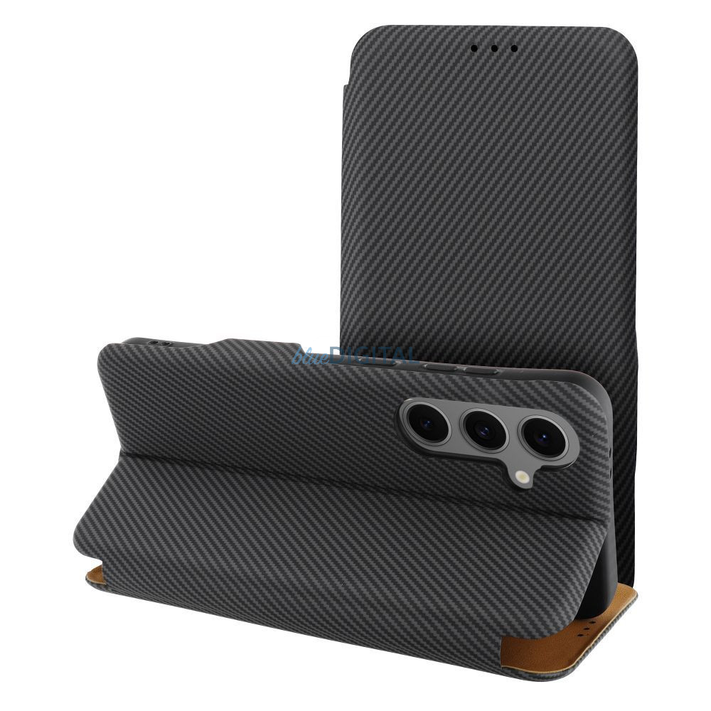 FOLIO SIDE MAGNET kinyitható tok Samsung Galaxy S25 Plus - szürke