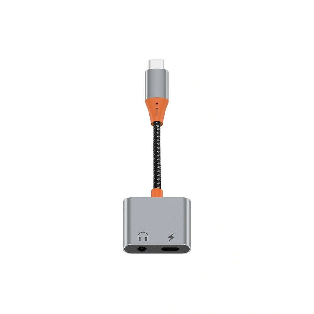 WiWU LT10 Audioadapter Type-C - Type-C/3.5mm jack WiWU LT10 Audioadapter Type-C - Type-C/3.5mm jack