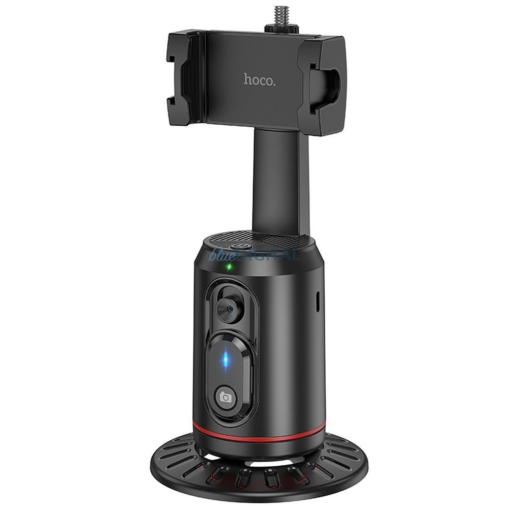 Hoco K23 telefontartó 360 fokos automata arckövetéssel - fekete Hoco K23 telefontartó 360 fokos automata arckövetéssel - fekete