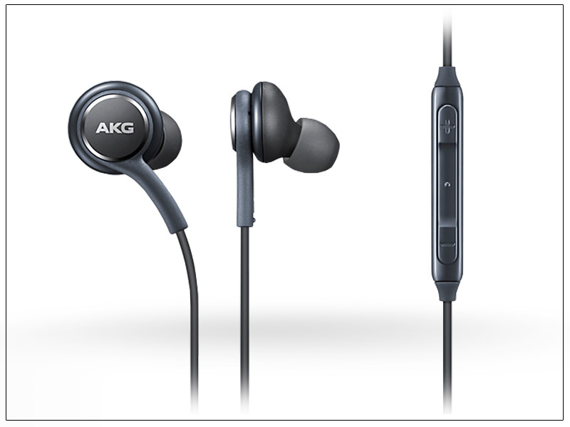 Samsung gyári sztereó felvevős fülhallgató - EO-IG955 tuned by AKG - 3,5 mm jack- fekete (ECO csomagolás)