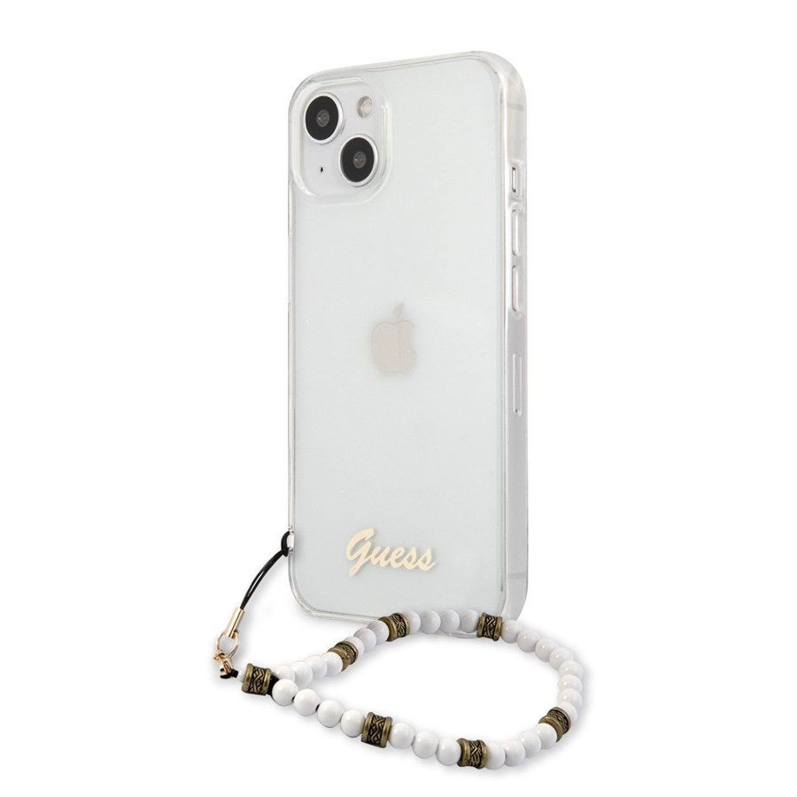 Apple iPhone 13 Mini GUESS GUHCP13SKPSW TPU Hátlap - Átlátszó Apple iPhone 13 Mini GUESS GUHCP13SKPSW TPU Hátlap - Átlátszó