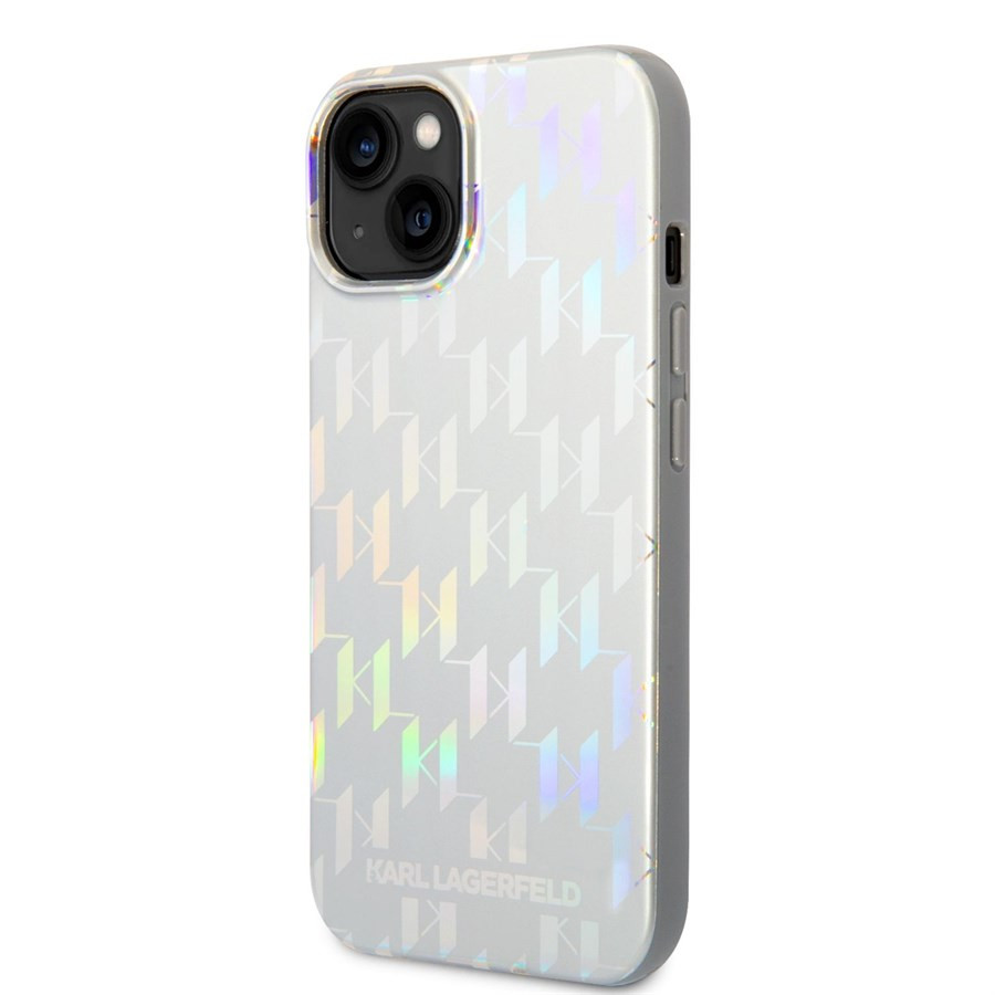 Apple iPhone 14 Plus KARL LAGERFELD KLHCP14MLGMMSV3 Hátlap - Ezüst Apple iPhone 14 Plus KARL LAGERFELD KLHCP14MLGMMSV3 Hátlap - Ezüst
