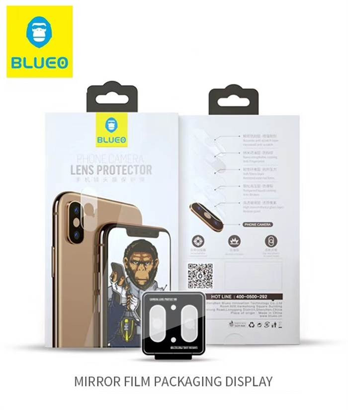 Apple iPhone XR Blueo 2.5D (2db) Kamera Üvegfólia - Átlátszó