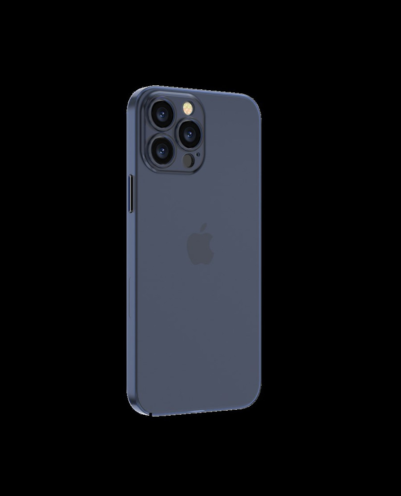 Apple iPhone 14 Plus Devia Wing Ultra Slim Matt Hátlap - Kék